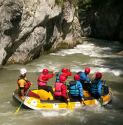 rafting sul fiume lao